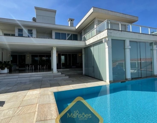 Casa com Ampla Garagem de 581 m² à Venda com 4 Su��tes e Vista Definitiva no Condomínio Village Terrasse, Nova Lima - MG