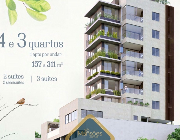 LINDO APARTAMENTO EM CONSTRUÇÃO NO SANTA LÚCIA